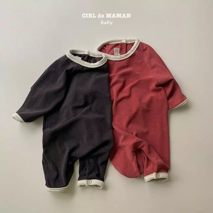 Ciel De Maman - Korean Baby Fashion - #babyfashion - Terry Bodysuit - 11