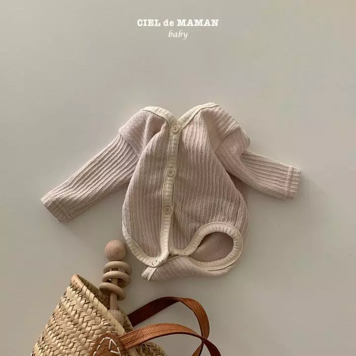 Ciel De Maman - Korean Baby Fashion - #babyfashion - Cardigan Bodysuit - 8