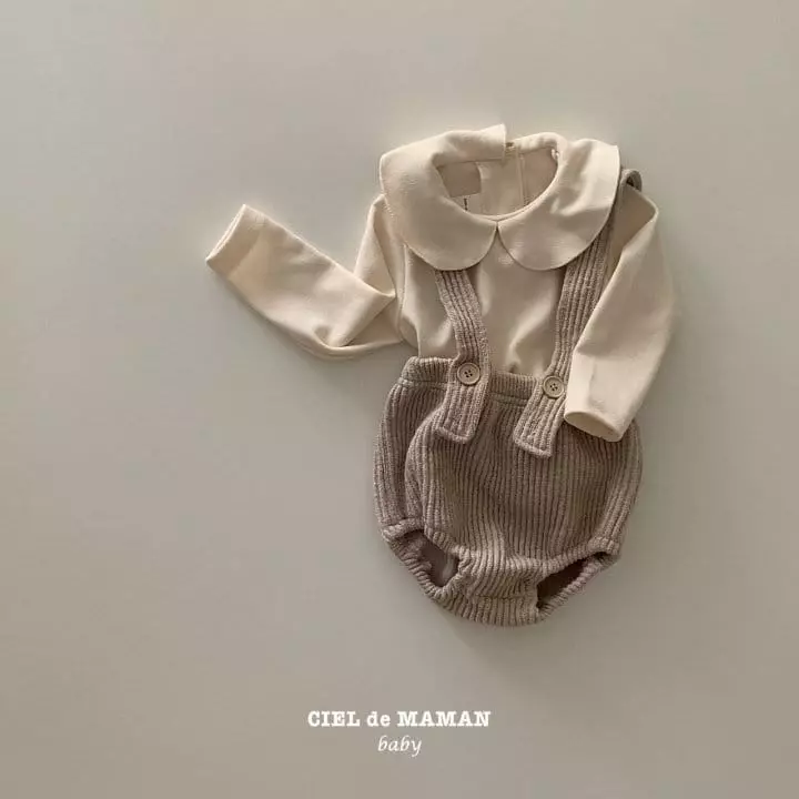 Ciel De Maman - Korean Baby Fashion - #babyfashion - Circle Collar Tee - 7