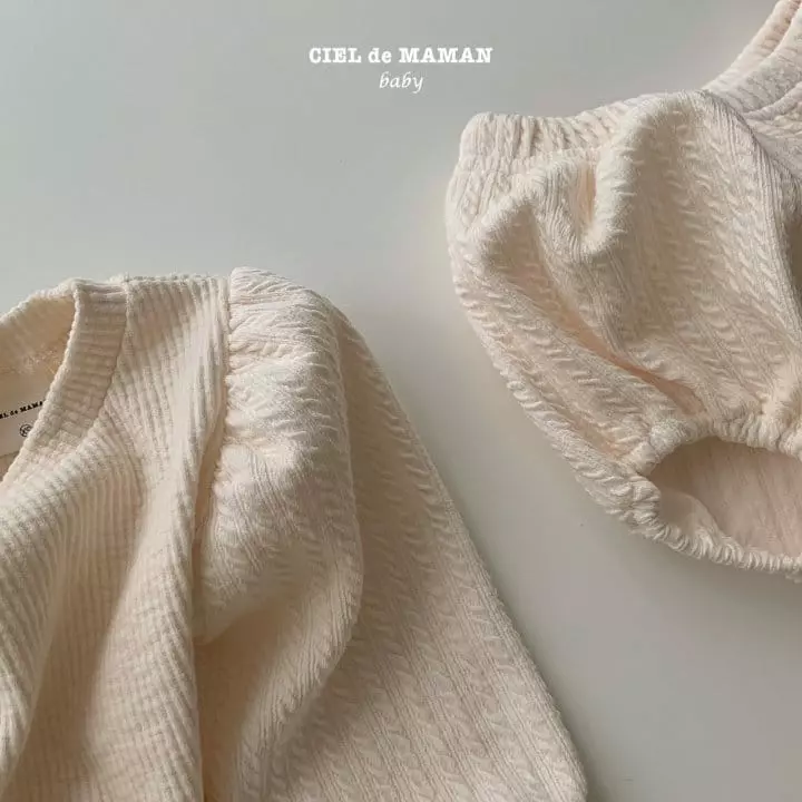 Ciel De Maman - Korean Baby Fashion - #babyclothing - Ribbon Bloomer Set - 4