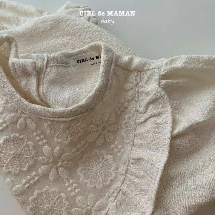 Ciel De Maman - Korean Baby Fashion - #babyfashion - Frill Snow Bodysuit