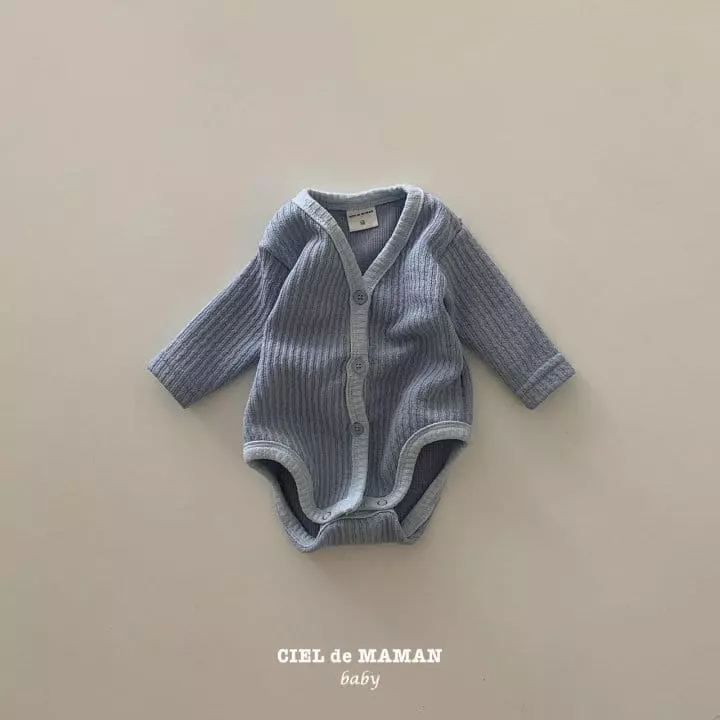 Ciel De Maman - Korean Baby Fashion - #babyfever - Cardigan Bodysuit - 9