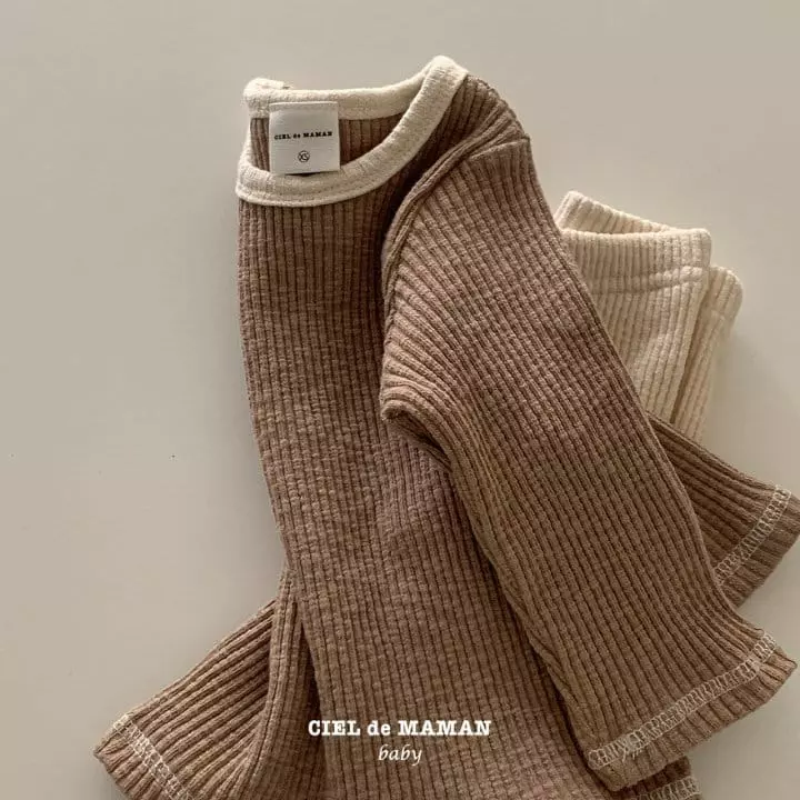 Ciel De Maman - Korean Baby Fashion - #babyfever - Daily Top Bottom Set - 2
