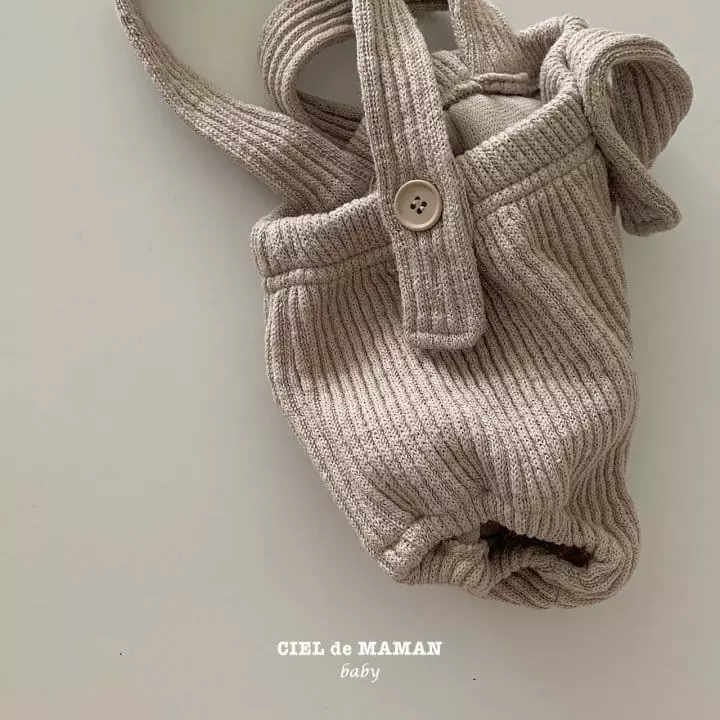 Ciel De Maman - Korean Baby Fashion - #babygirlfashion - Juicy Rib Dungarees - 8