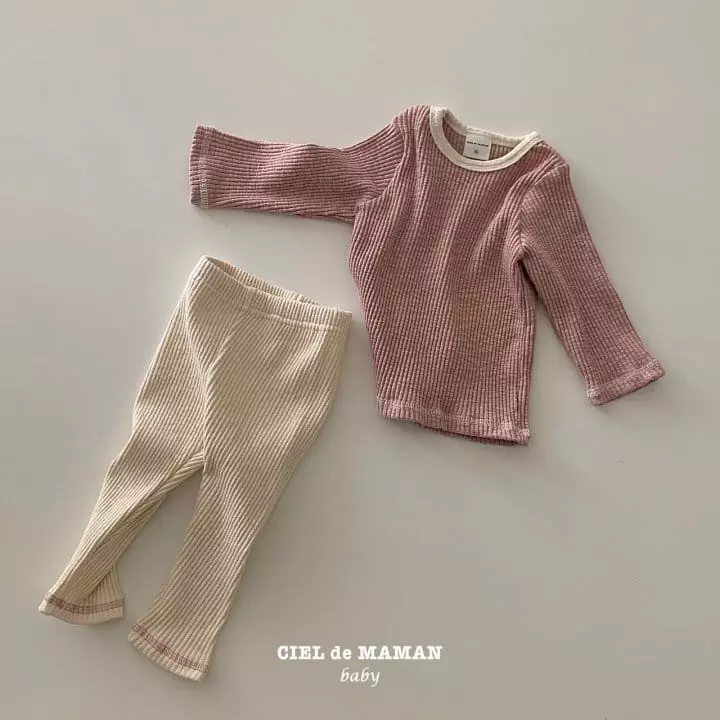 Ciel De Maman - Korean Baby Fashion - #babygirlfashion - Daily Top Bottom Set - 3