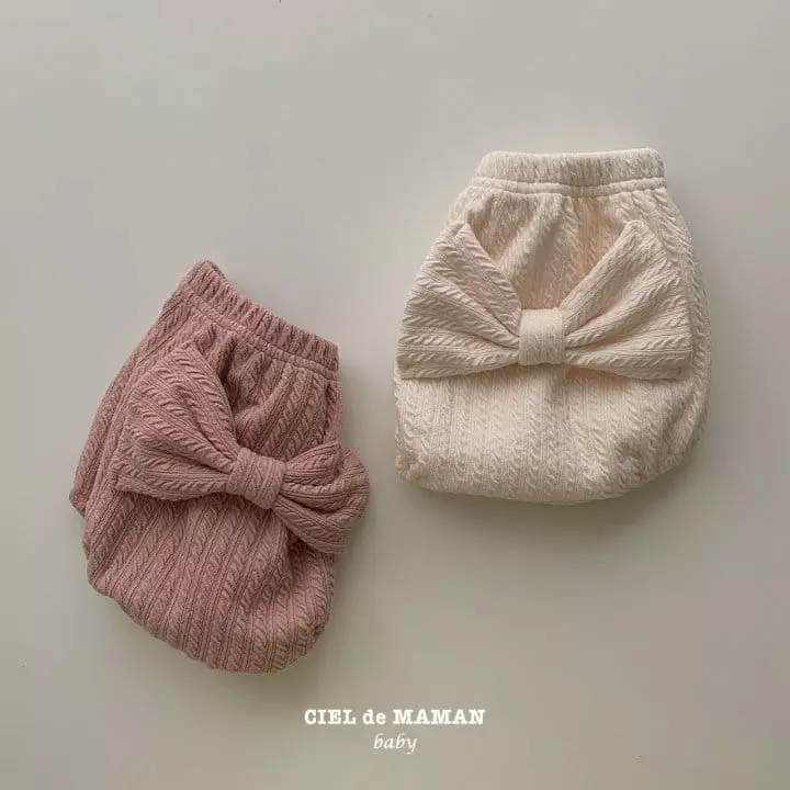 Ciel De Maman - Korean Baby Fashion - #babygirlfashion - Ribbon Bloomer Set - 6