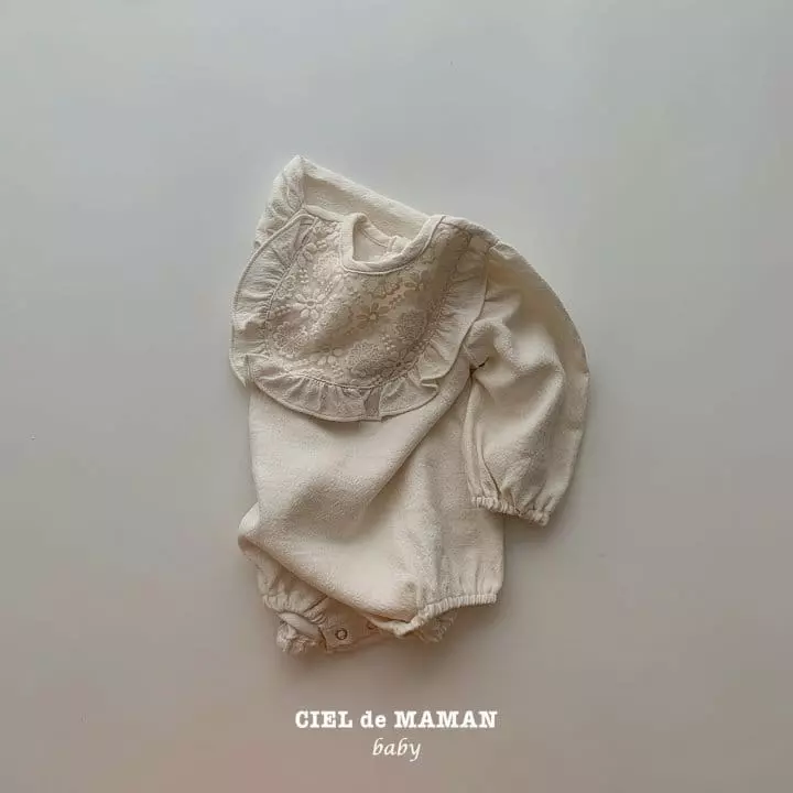 Ciel De Maman - Korean Baby Fashion - #babygirlfashion - Frill Snow Bodysuit - 3