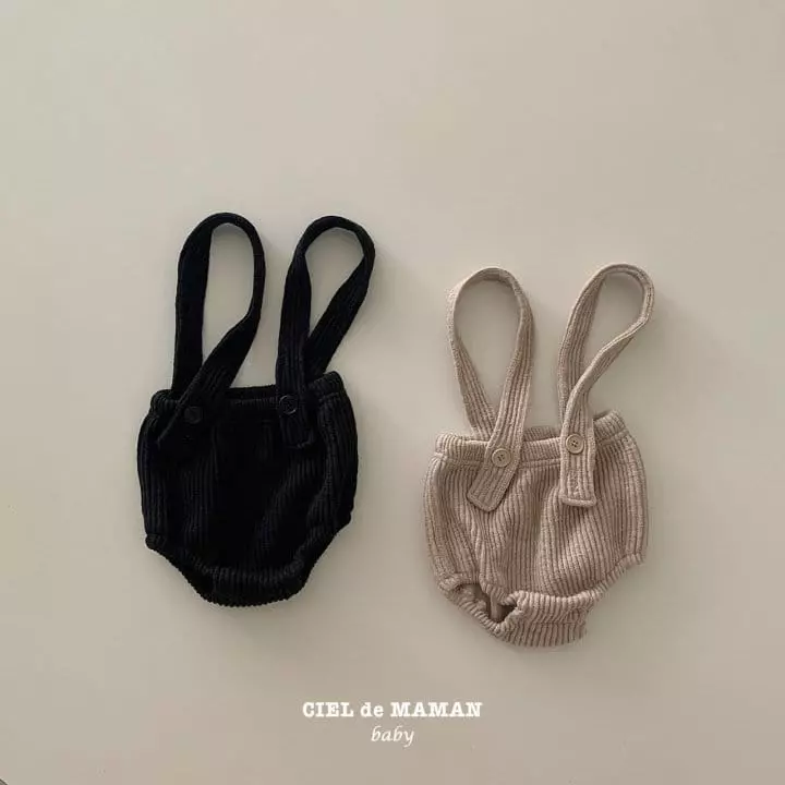 Ciel De Maman - Korean Baby Fashion - #babylifestyle - Juicy Rib Dungarees - 9