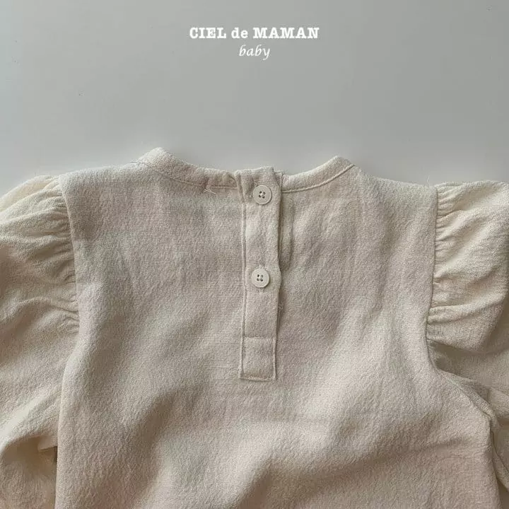 Ciel De Maman - Korean Baby Fashion - #babyootd - Frill Snow Bodysuit - 6
