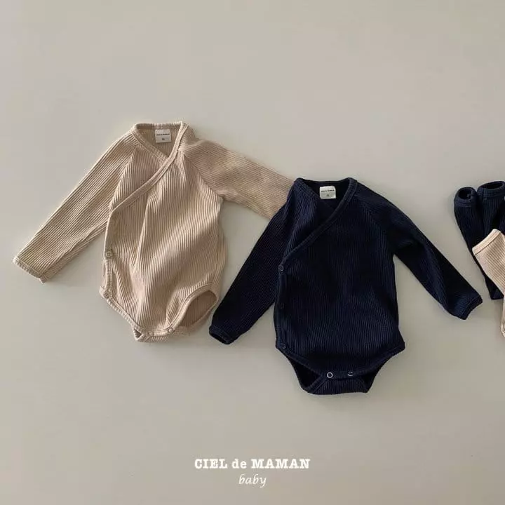 Ciel De Maman - Korean Baby Fashion - #babyoninstagram - Hi Baby Bodysuit Set - 4