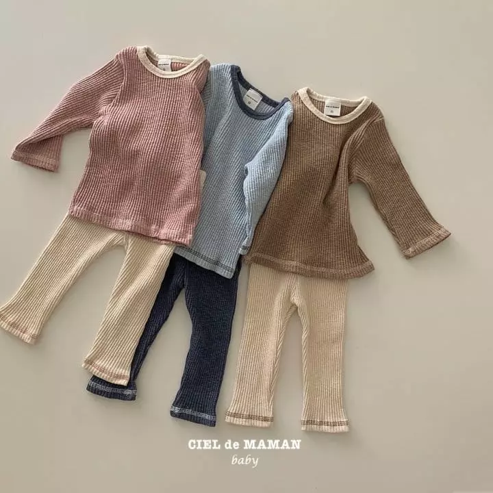 Ciel De Maman - Korean Baby Fashion - #babyoutfit - Daily Top Bottom Set - 7