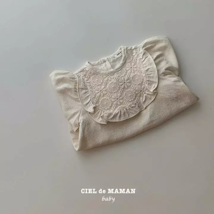 Ciel De Maman - Korean Baby Fashion - #babyoutfit - Frill Snow Bodysuit - 7