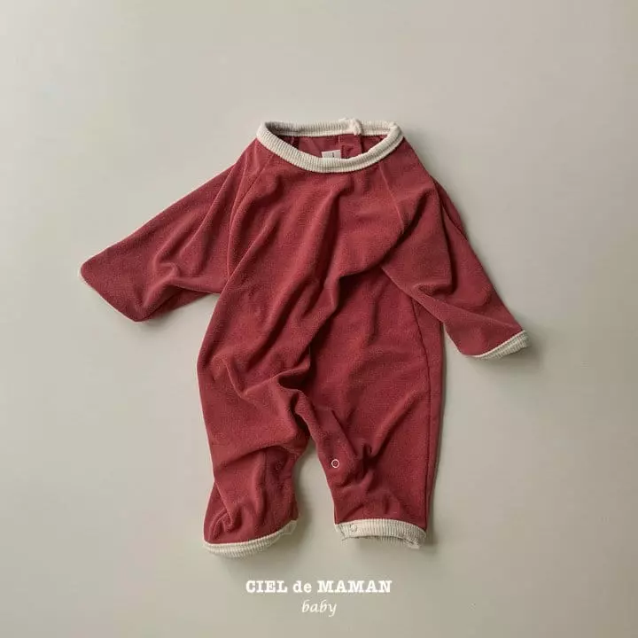 Ciel De Maman - Korean Baby Fashion - #babyoutfit - Terry Bodysuit - 4
