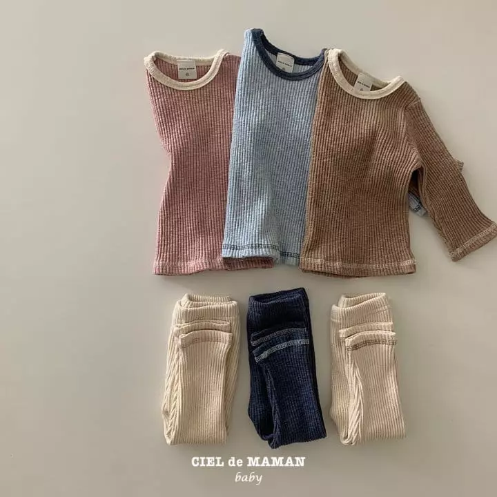 Ciel De Maman - Korean Baby Fashion - #babywear - Daily Top Bottom Set - 9