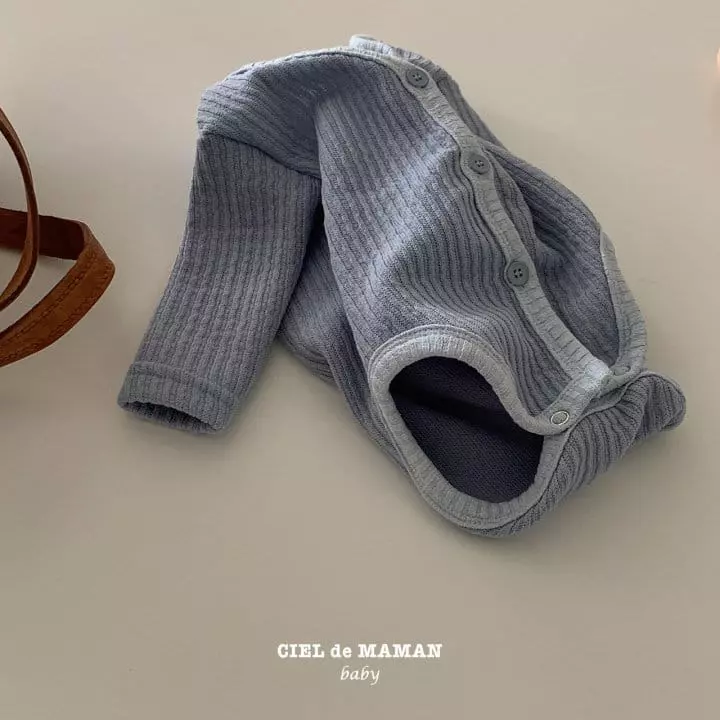 Ciel De Maman - Korean Baby Fashion - #onlinebabyboutique - Cardigan Bodysuit - 2