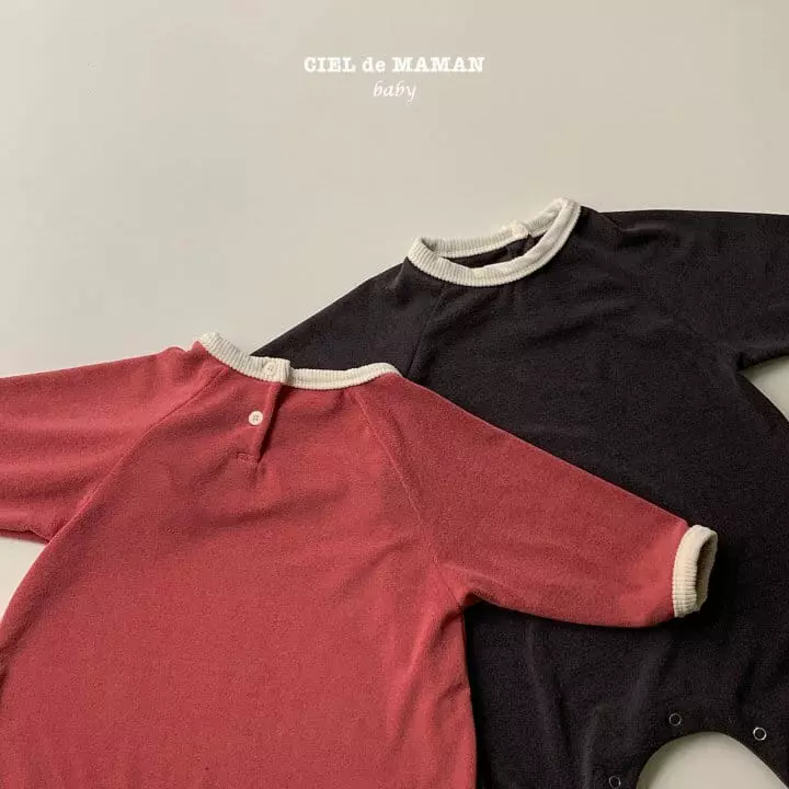 Ciel De Maman - Korean Baby Fashion - #onlinebabyshop - Terry Bodysuit - 6