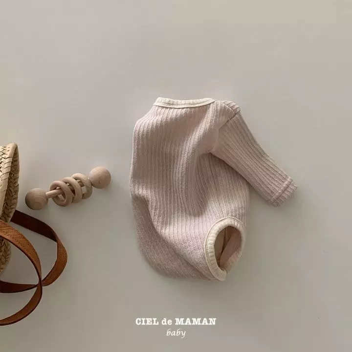 Ciel De Maman - Korean Baby Fashion - #onlinebabyshop - Cardigan Bodysuit - 3