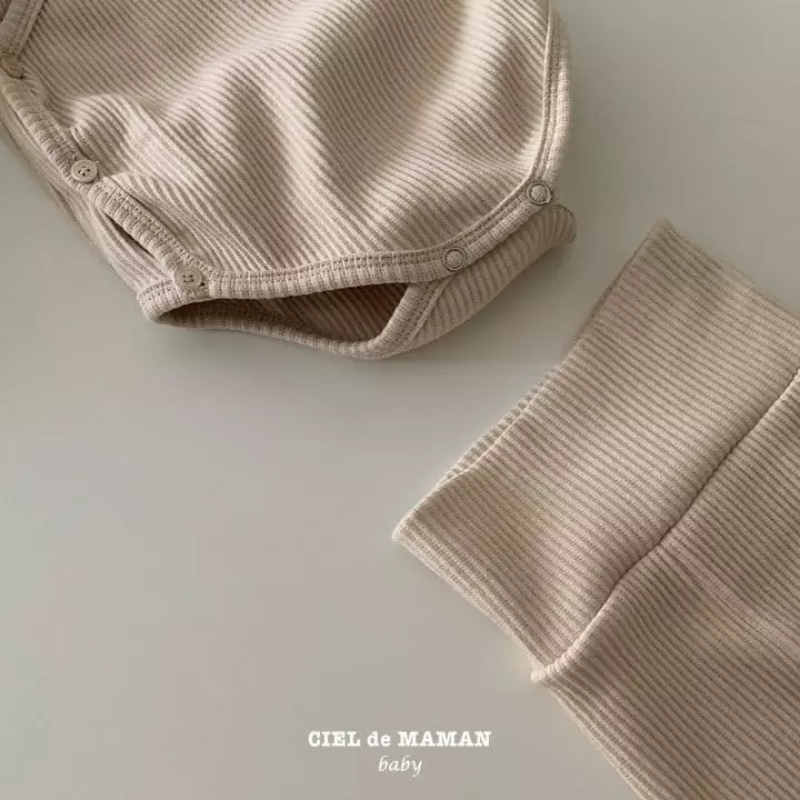 Ciel De Maman - Korean Baby Fashion - #onlinebabyshop - Hi Baby Bodysuit Set - 9