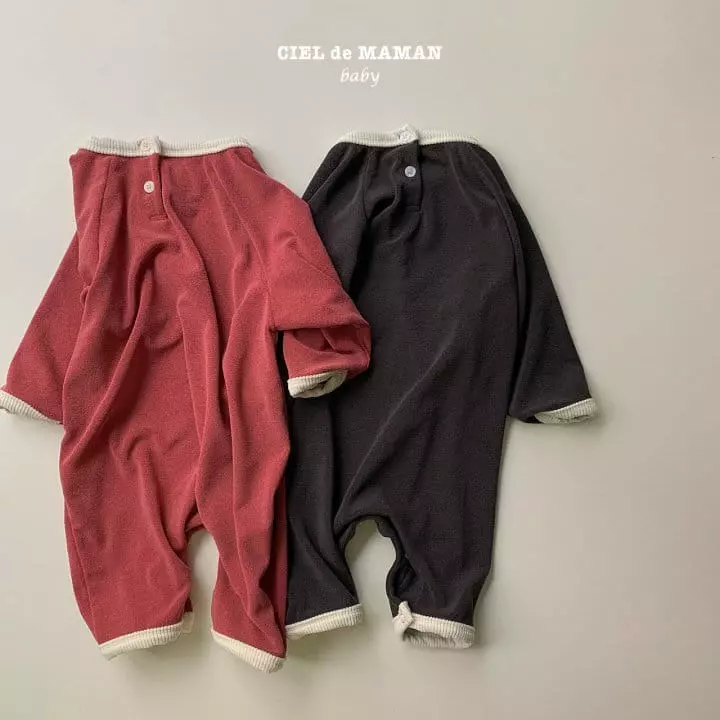 Ciel De Maman - Korean Baby Fashion - #smilingbaby - Terry Bodysuit - 7