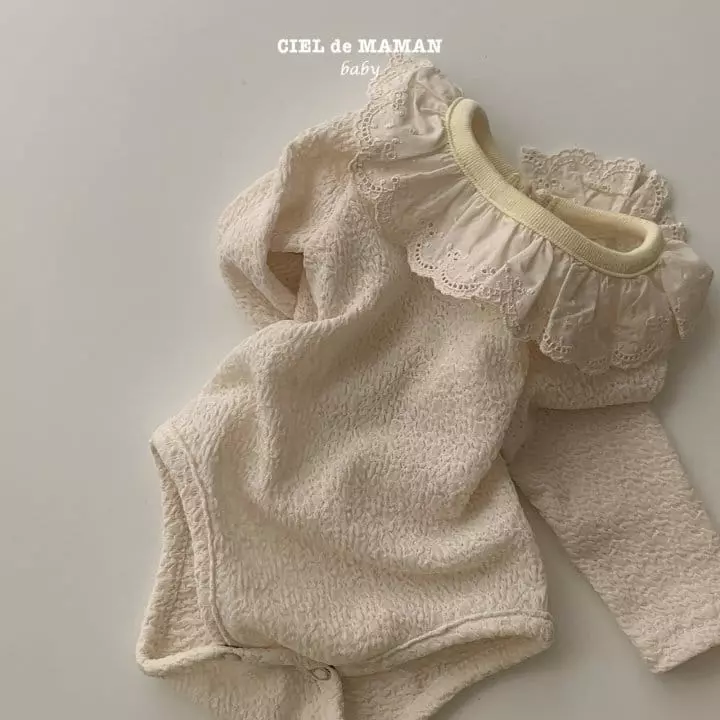 Ciel De Maman - Korean Baby Fashion - #smilingbaby - Popcorn Bodysuit - 5