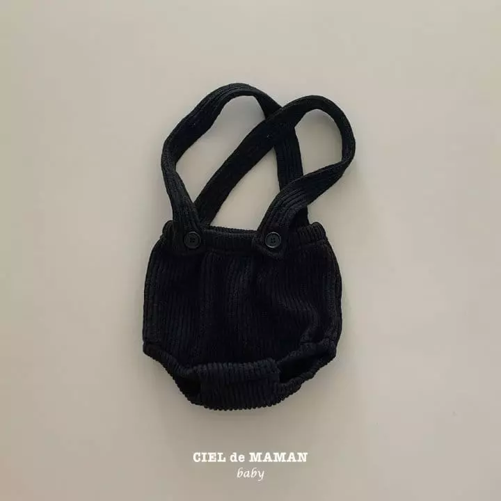 Ciel De Maman - Korean Baby Fashion - #smilingbaby - Juicy Rib Dungarees - 2