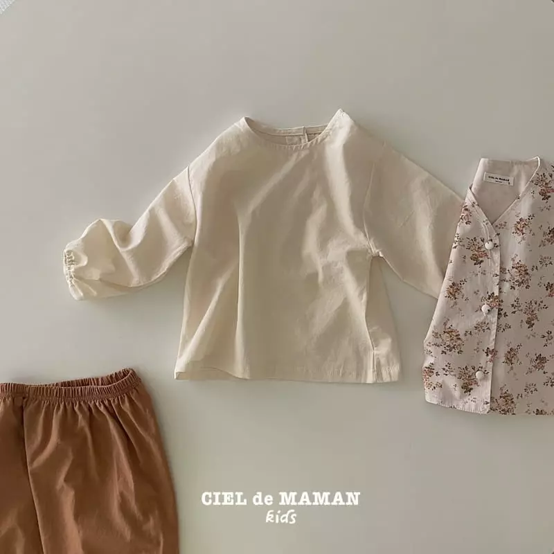 Ciel De Maman - Korean Children Fashion - #minifashionista - Flower Hanbok Girl One-piece Vest - 10