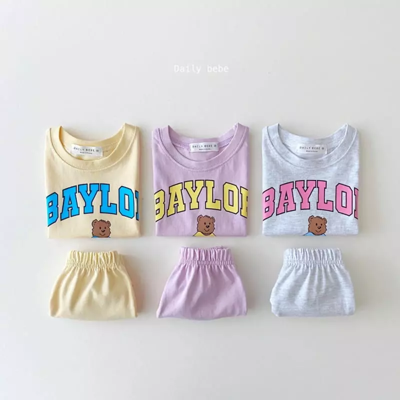 Daily Bebe - Korean Children Fashion - #kidsshorts - Sleeveless Bailor Top Bottom Set - 6