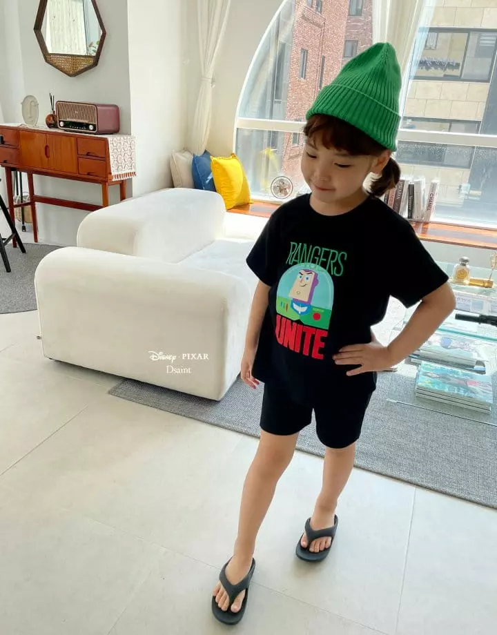 Dsaint - Korean Children Fashion - #childofig - Ranger Buzz Short Sleeves Sleeveless Bottom Set - 9