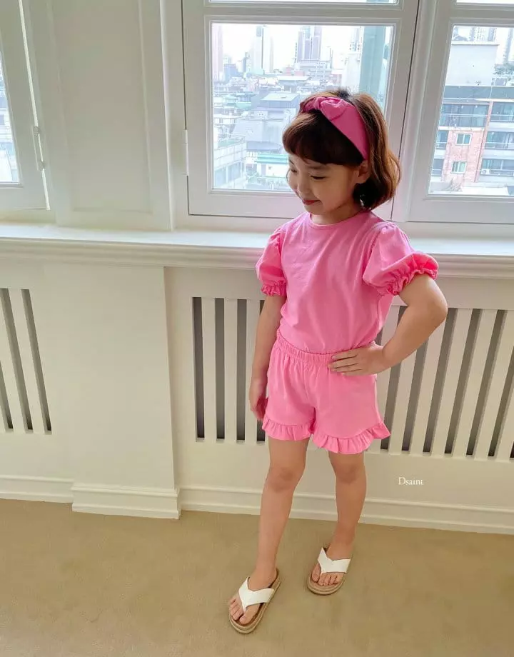 Dsaint - Korean Children Fashion - #designkidswear - Pretty Top Bottom Set - 8