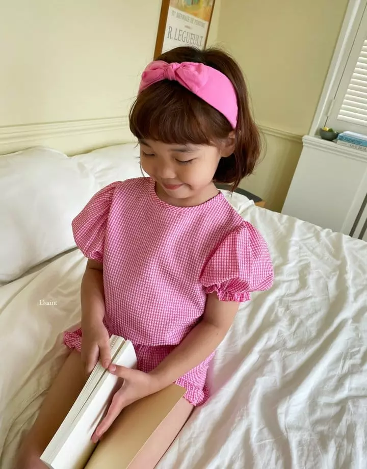 Dsaint - Korean Children Fashion - #discoveringself - Pretty Top Bottom Set - 9