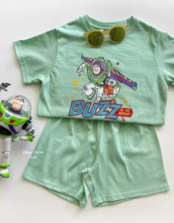 Dsaint - Korean Children Fashion - #fashionkids - To the Buzz Top Bottom Set - 3