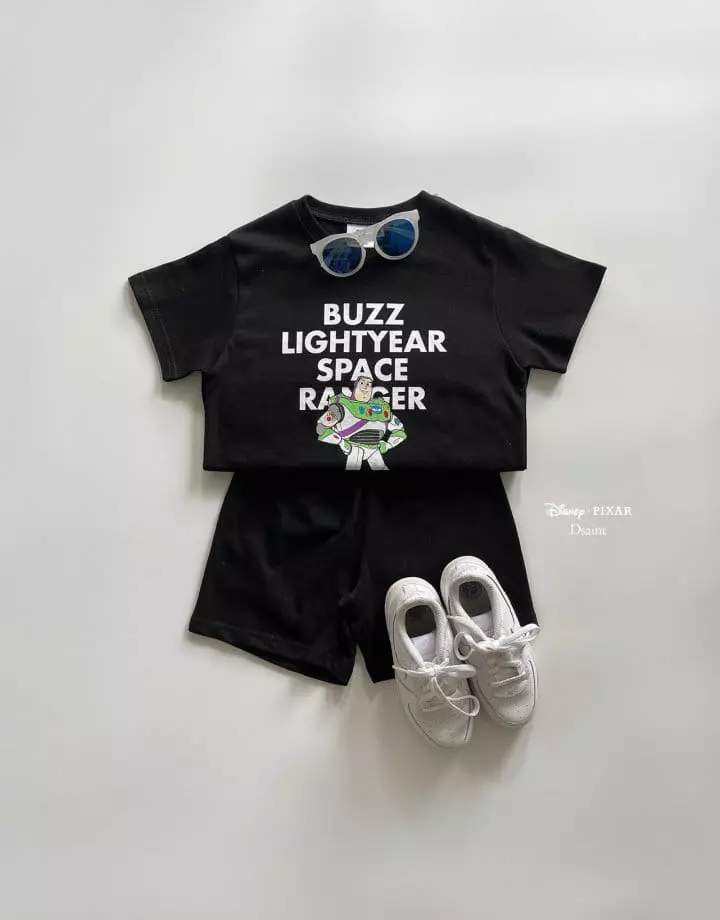 Dsaint - Korean Children Fashion - #kidsstore - Space Buzz Top Bottom Set - 3