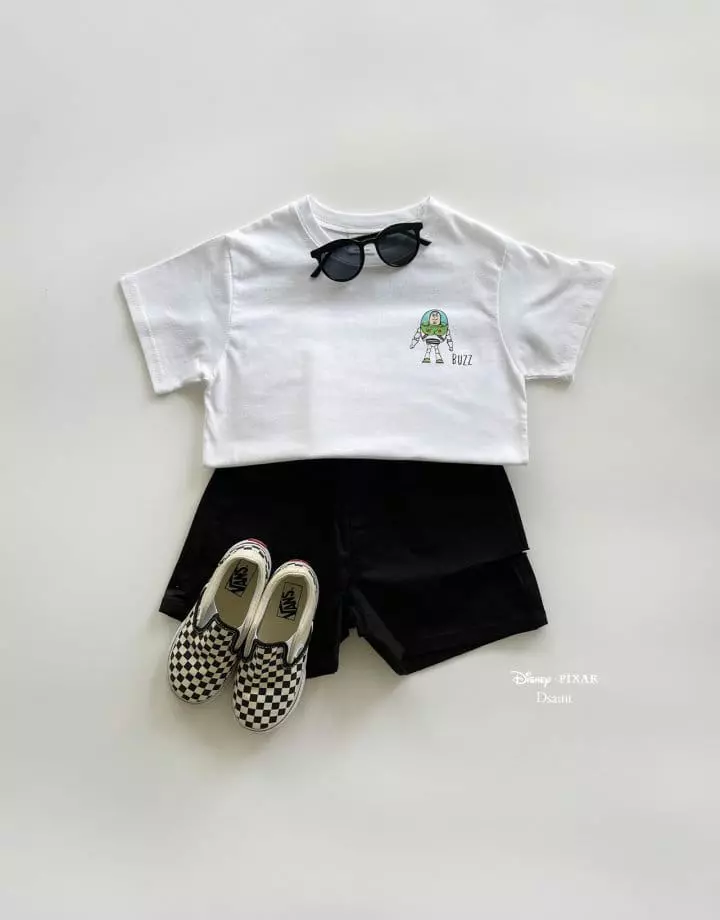 Dsaint - Korean Children Fashion - #Kfashion4kids - 1+1 Print Buzz Tee - 4