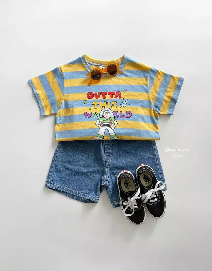 Dsaint - Korean Children Fashion - #littlefashionista - World Buzz Stripes Tee - 4