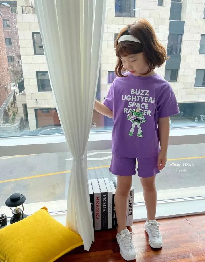 Dsaint - Korean Children Fashion - #minifashionista - Space Buzz Top Bottom Set - 8