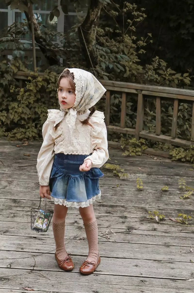 Flo - Korean Children Fashion - #childrensboutique - Rachel Denim Skirt - 5