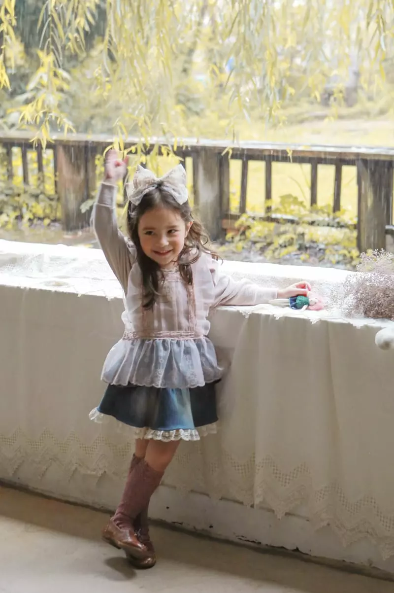 Flo - Korean Children Fashion - #kidsshorts - Rachel Denim Skirt - 9