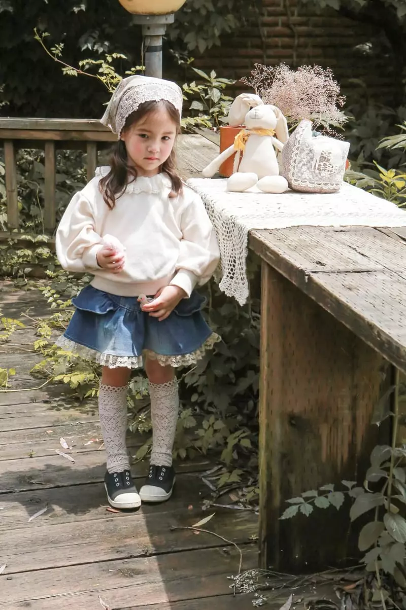 Flo - Korean Children Fashion - #kidzfashiontrend - Rachel Denim Skirt - 11