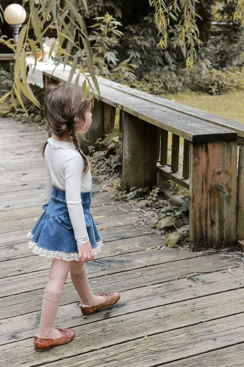 Flo - Korean Children Fashion - #stylishchildhood - Rachel Denim Skirt - 3