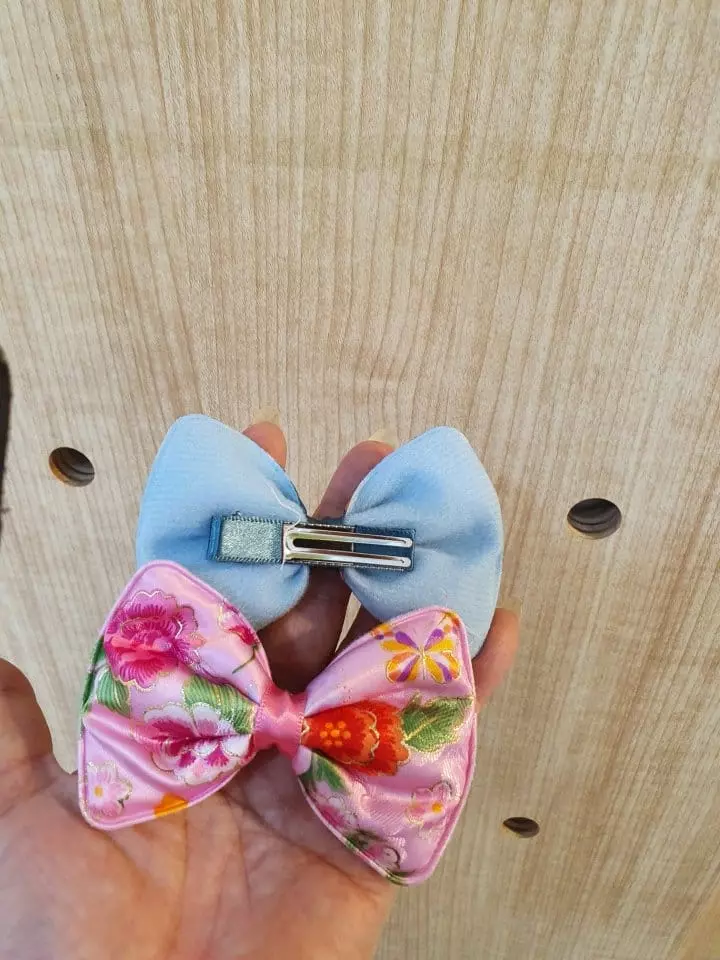 Flower J - Korean Children Fashion - #discoveringself - Ribbon Hairpin - 3