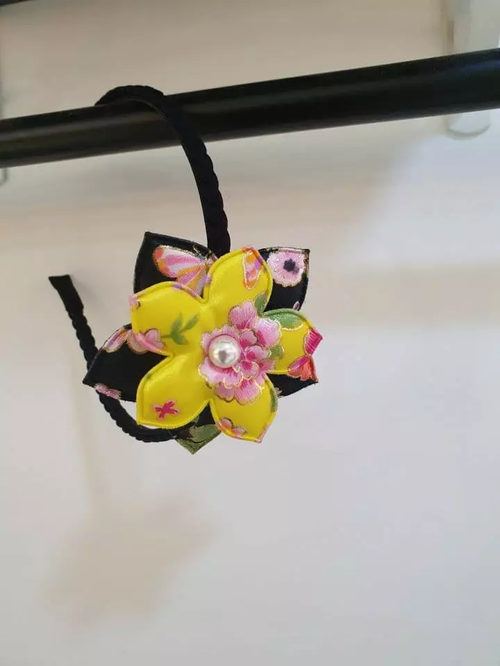 Flower J - Korean Children Fashion - #fashionkids - Baesi Flower Hairband - 3