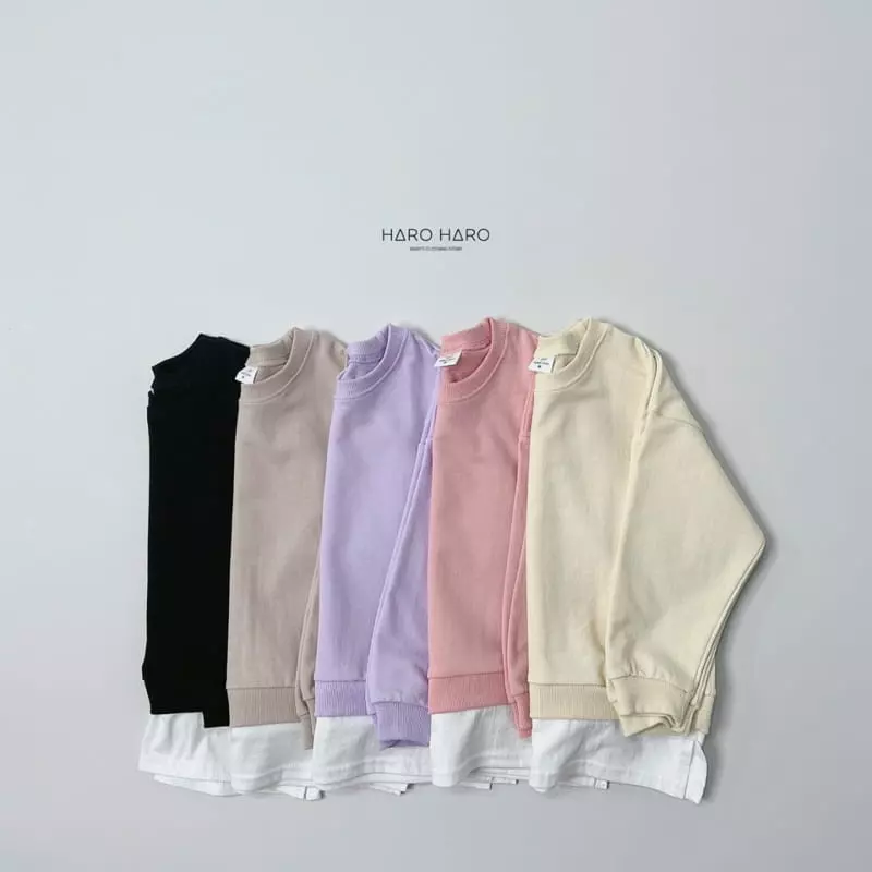 Haro Haro - Korean Children Fashion - #Kfashion4kids - Crayon Layered Sweatshirt - 3