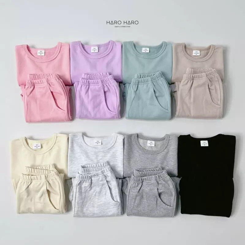 Haro Haro - Korean Children Fashion - #childofig - Always Cool Top Bottom Set - 5