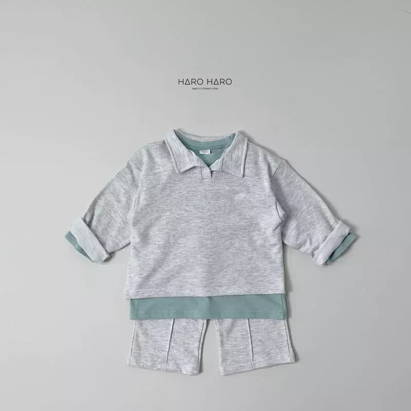 Haro Haro - Korean Children Fashion - #childofig - Bonito Collar Tee - 12
