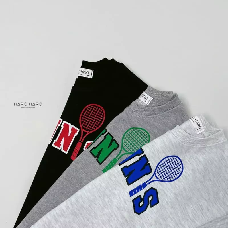 Haro Haro - Korean Children Fashion - #childofig - Tennis Sweatshirt - 3