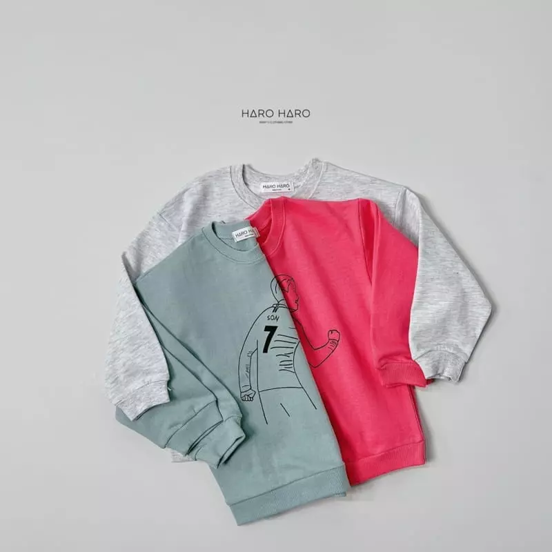 Haro Haro - Korean Children Fashion - #childrensboutique - Score Sweatshirt - 5