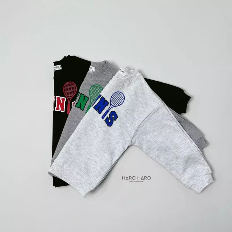 Haro Haro - Korean Children Fashion - #childofig - Tennis Sweatshirt - 4
