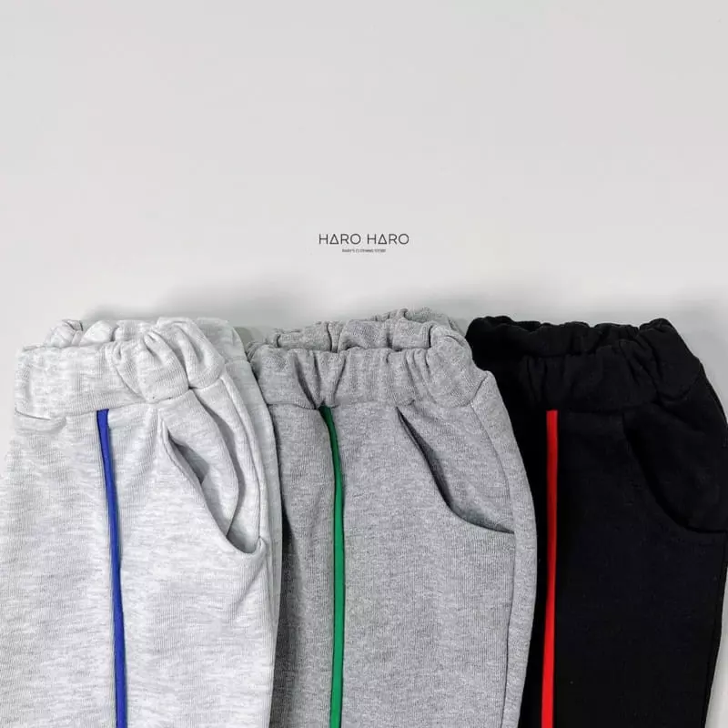 Haro Haro - Korean Children Fashion - #childrensboutique - Unique Jogger Pants - 3