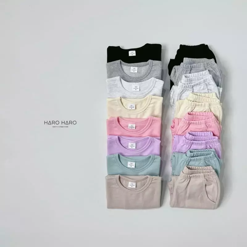 Haro Haro - Korean Children Fashion - #designkidswear - Always Cool Top Bottom Set - 7