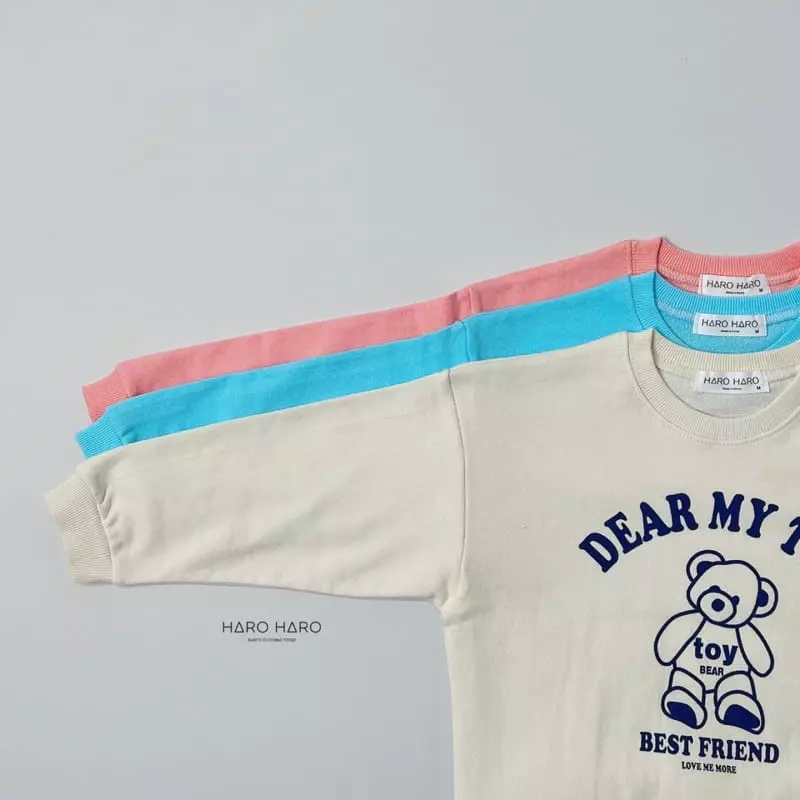 Haro Haro - Korean Children Fashion - #designkidswear - Bear Doll Sweatshirt - 3